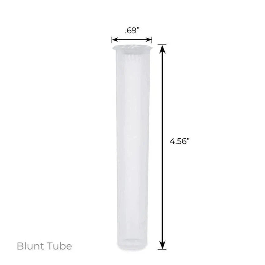116mm Blunt Tubes - Clear - (1000 Per Box)-Joint Tubes & Blunt Tubes