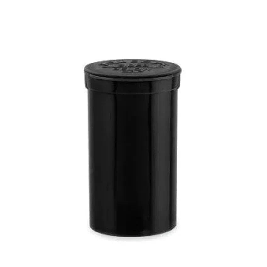 19 Dram Pop Top Vial - 1/8 Oz - Black - (225 Count)-Pop Top Vials