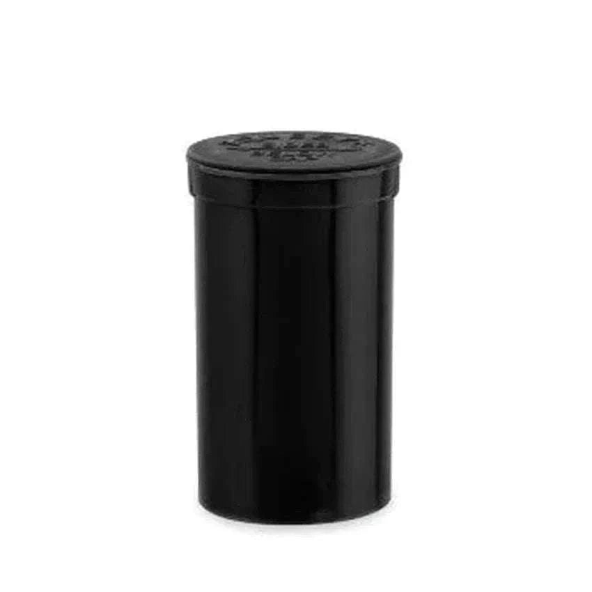 19 Dram Pop Top Vial - 1/8 Oz - Black - (225 Count)-Pop Top Vials