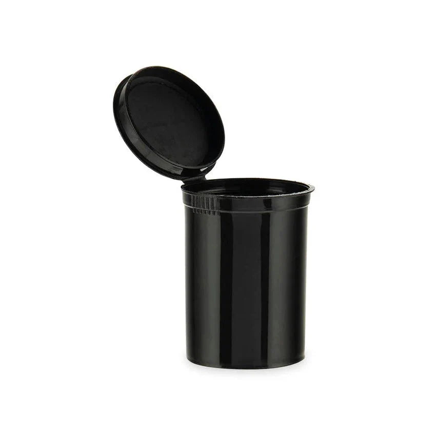 30 Dram Pop Top Vial - 1/4 Oz - Black - (160 Count)-Pop Top Vials