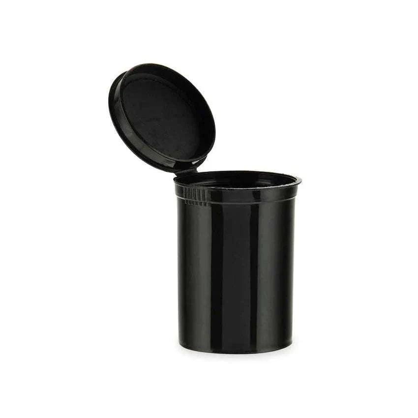 30 Dram Pop Top Vial - 1/4 Oz - Black - (160 Count)-Pop Top Vials