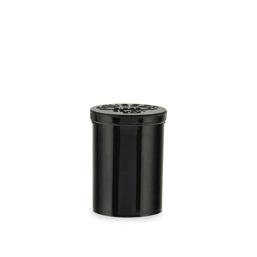 30 Dram Pop Top Vial - 1/4 Oz - Black - (160 Count)-Pop Top Vials