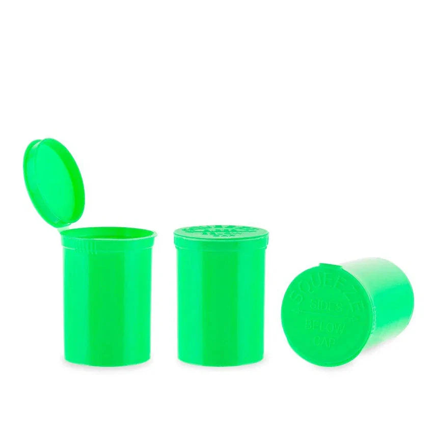 30 Dram Pop Top Vial - 1/4 Oz - Green - (160 Count)-Pop Top Vials