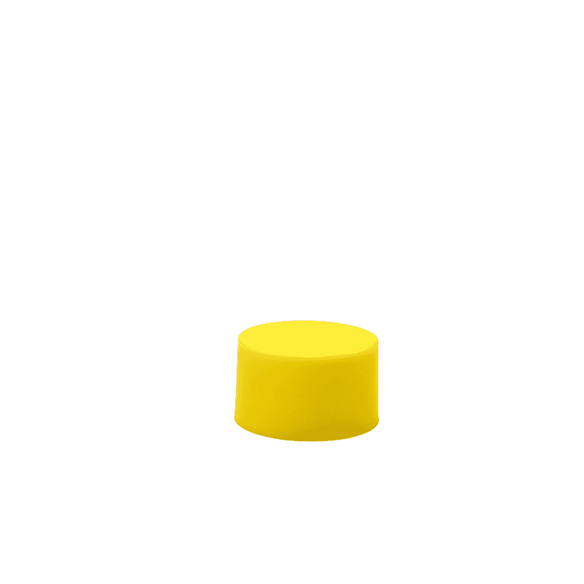 5 Pack PR Preroll Container CR Lid 70mm Cone Capacity - Yellow - (200 Per Box)-Joint Tubes & Blunt Tubes