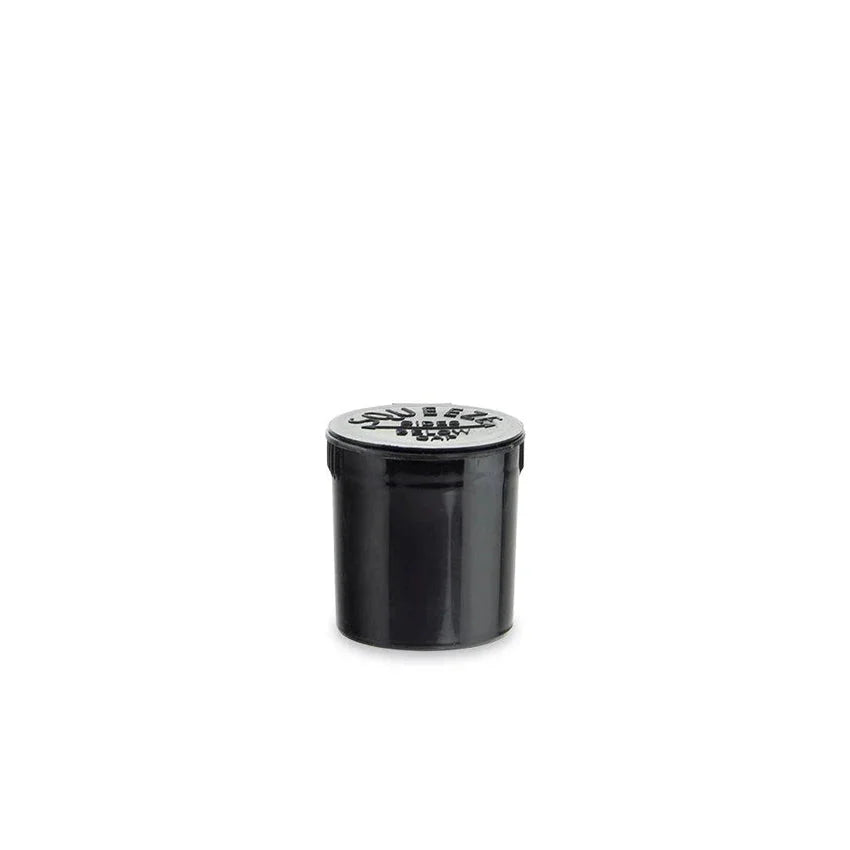 6 Dram Pop Top Vial - Black - (600 Count)-Pop Top Vials