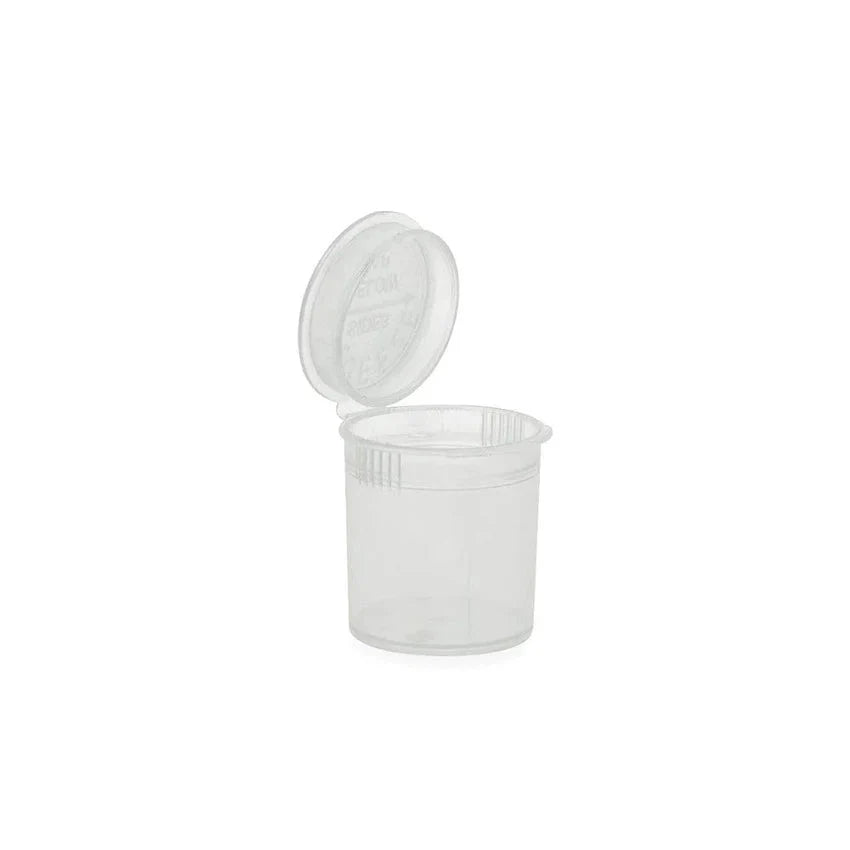 6 Dram Pop Top Vial - Clear - (600 Count)-Pop Top Vials