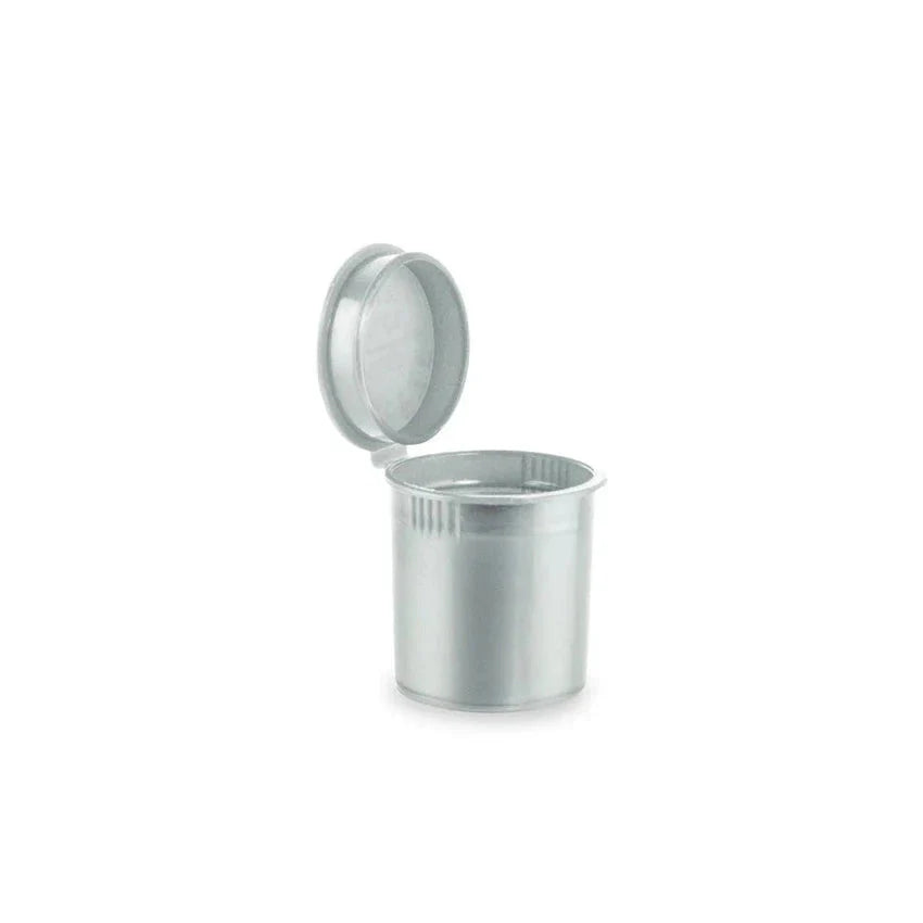 6 Dram Pop Top Vial - Silver - (600 Count)-Pop Top Vials