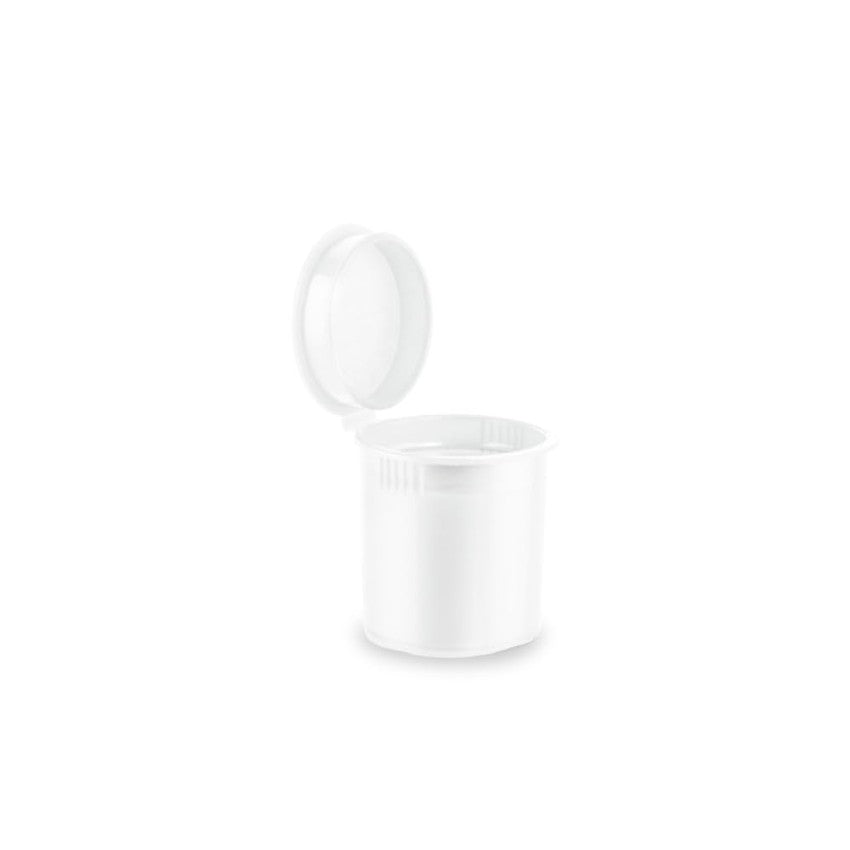 6 Dram Pop Top Vial - White - (600 Count)-Pop Top Vials