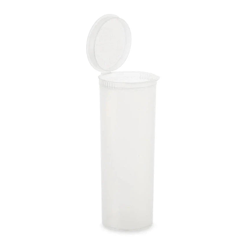 60 Dram Pop Top Vial - 1/2 Oz - Clear - (75 Count)-Pop Top Vials