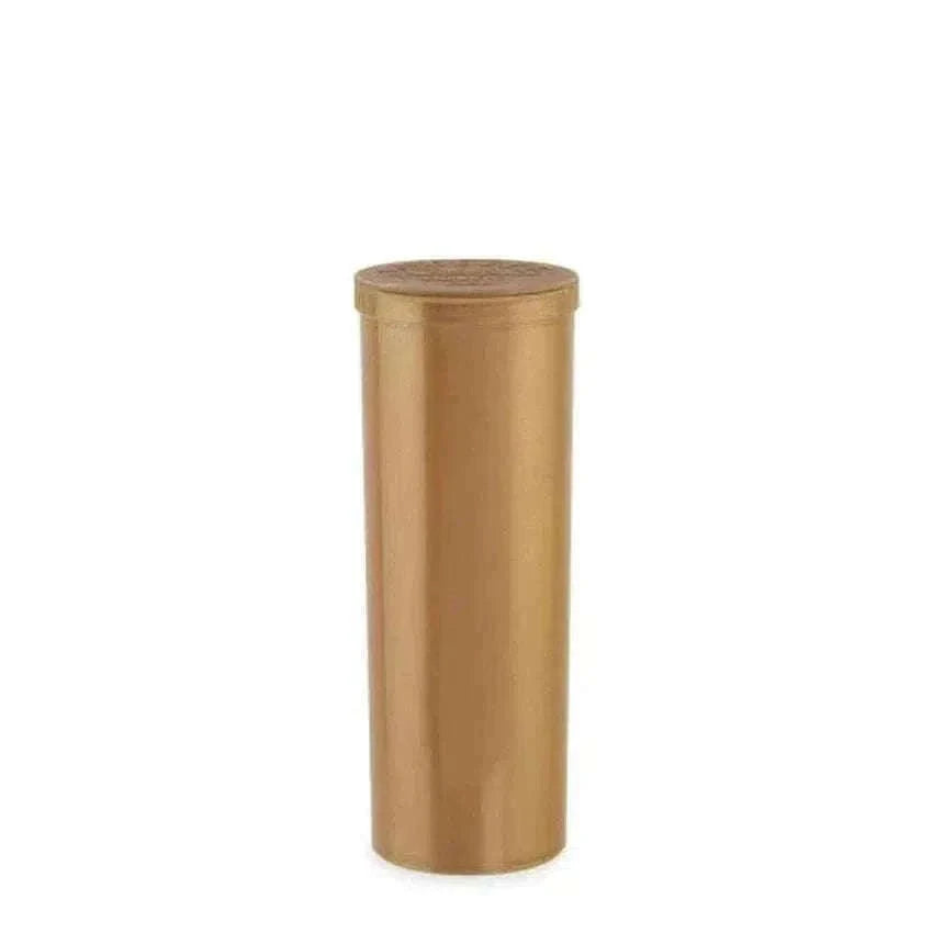 60 Dram Pop Top Vial - 1/2 Oz - Gold- (75 Count)-Pop Top Vials