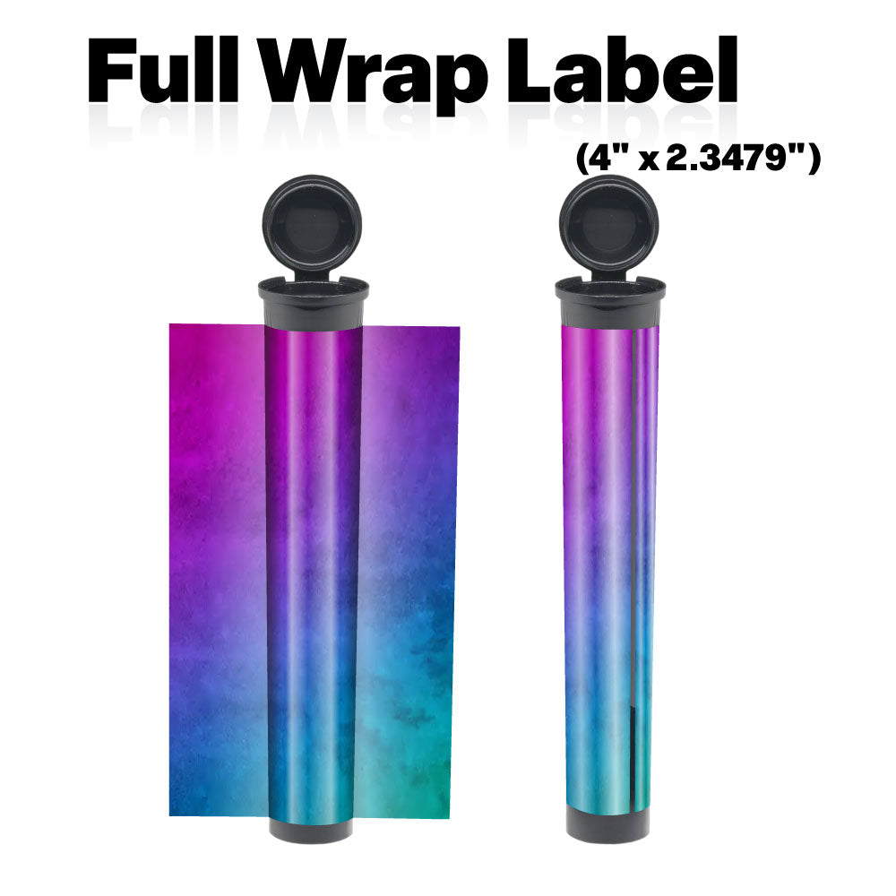 Black 116mm Blunt Tube, with Printed Sticker and Application of sticker!