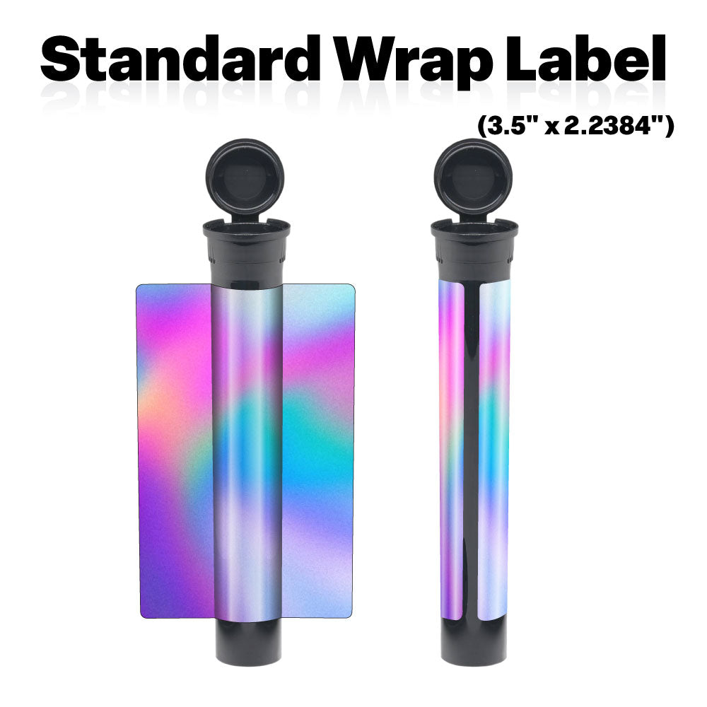Black 116mm Blunt Tube, with Printed Sticker and Application of sticker!