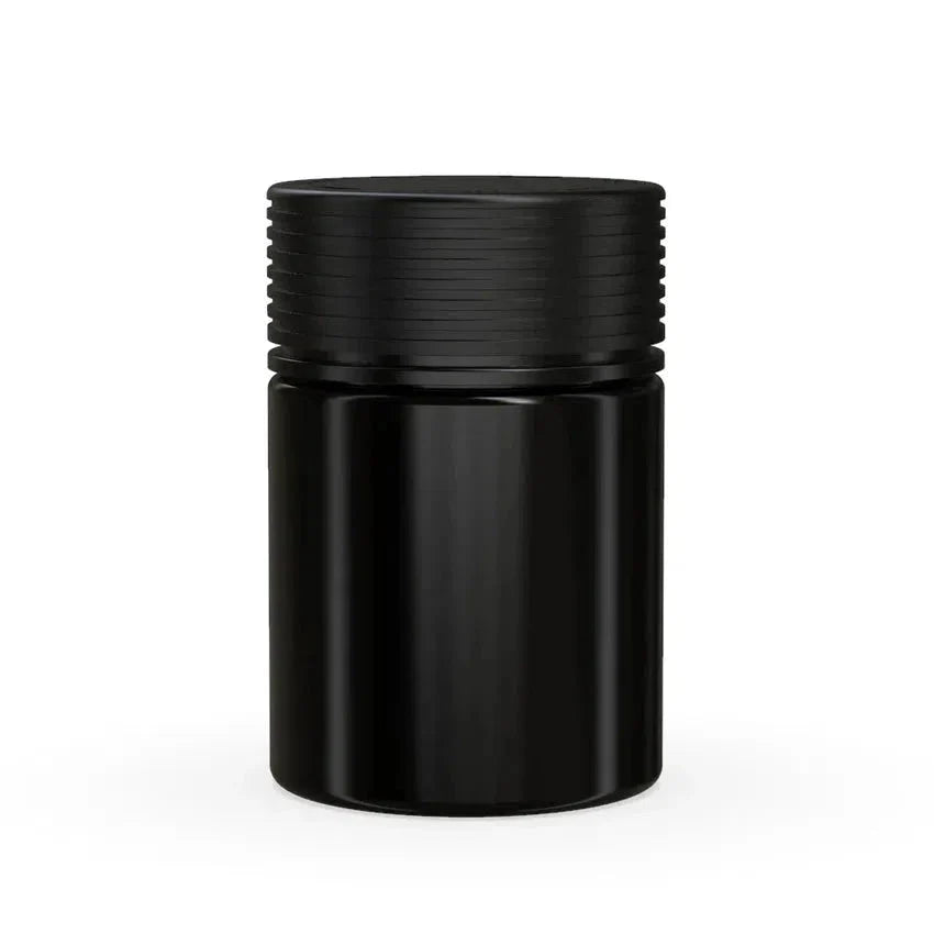 Chubby Gorilla 4oz Spiral CR Plastic Jar Containers With Labels & Application-Plastic Jar