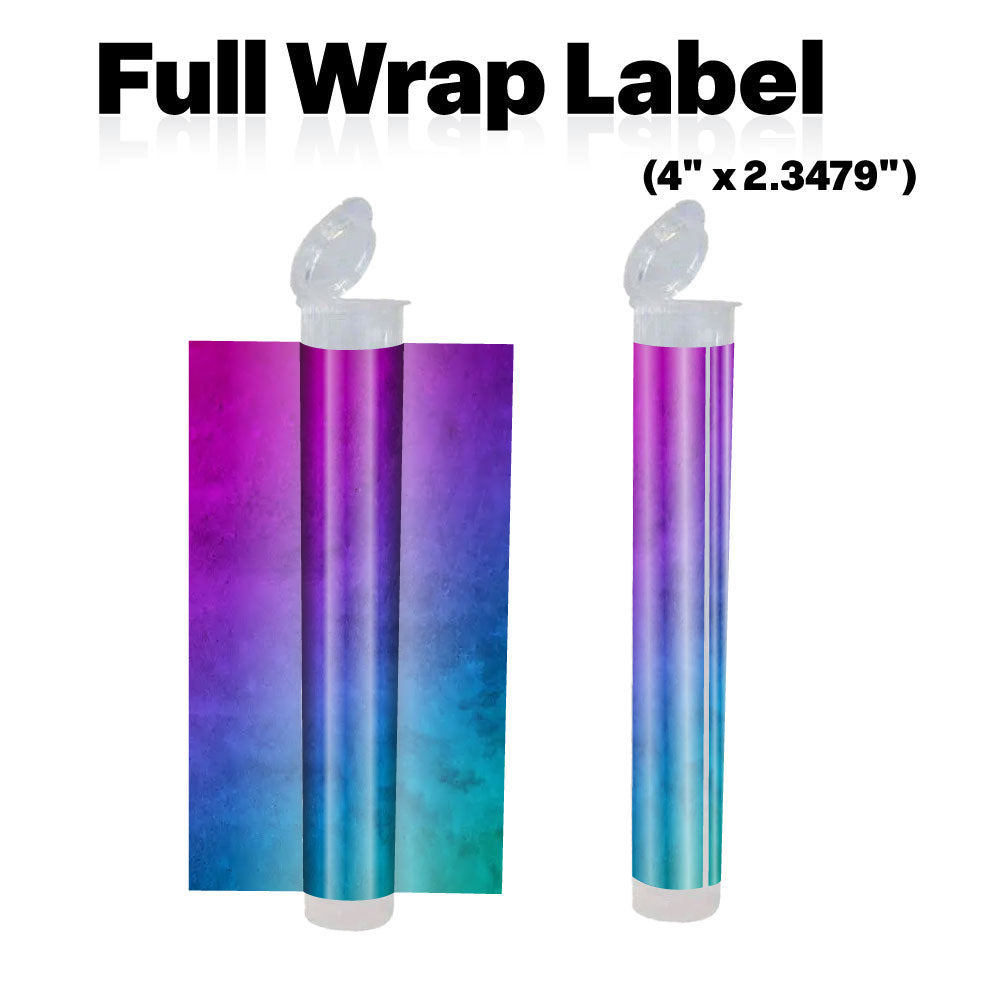 Clear 116mm Blunt Tube, with Printed Sticker and Application of sticker!