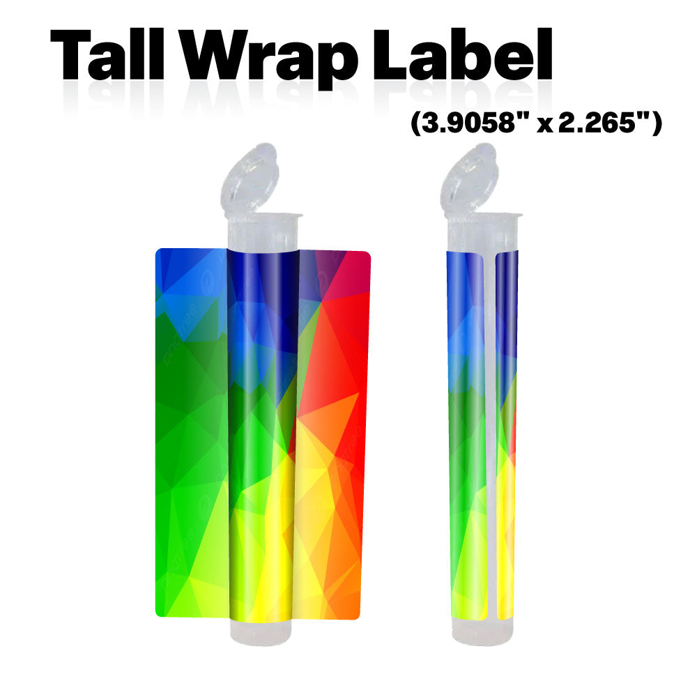 Clear 116mm Blunt Tube, with Printed Sticker and Application of sticker!