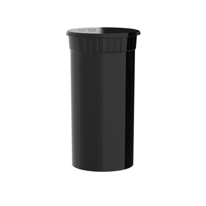 Intertech 13 Dram Pop Top Vial - Black - (21,312 Count Per Pallet)-Pop Top Vials
