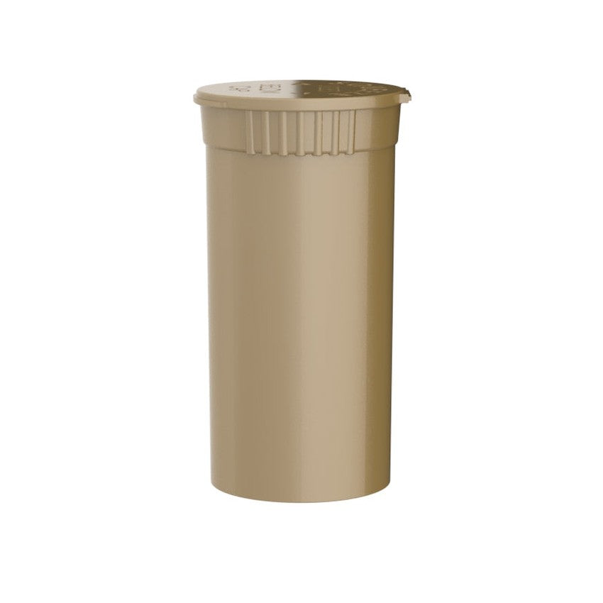 Intertech 13 Dram Pop Top Vial - Gold - (21,312 Count Per Pallet)-Pop Top Vials