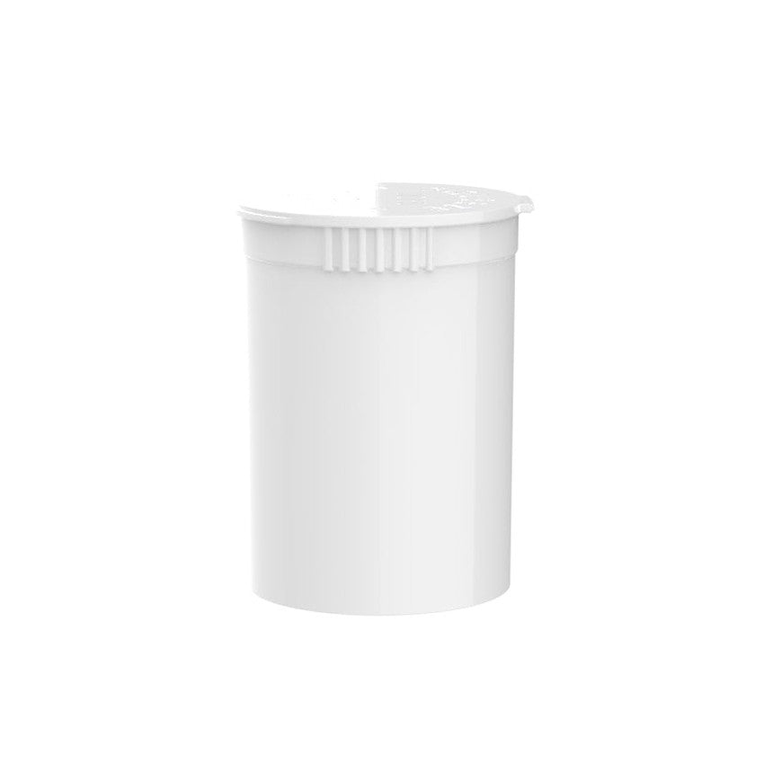 Intertech 30 Dram Pop Top Vial - 1/4 Oz - White - (9,792 Count Per Pallet)-Pop Top Vials