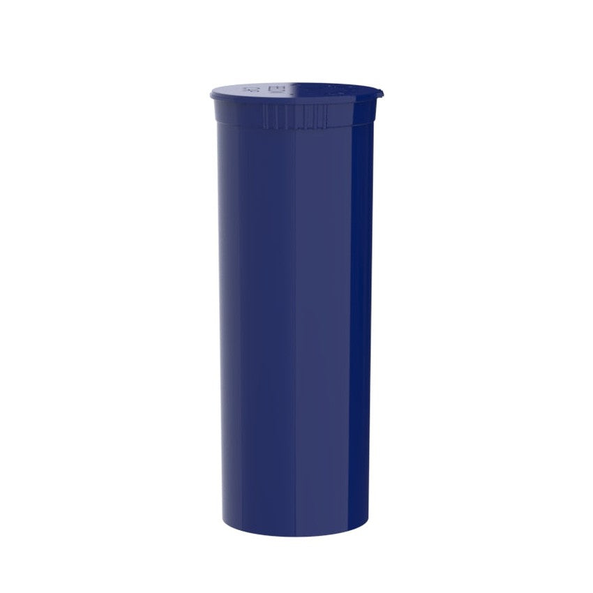 Intertech 60 Dram Pop Top Vial - 1/2 Oz - Blue - (4,608 Count Per Pallet)-Pop Top Vials