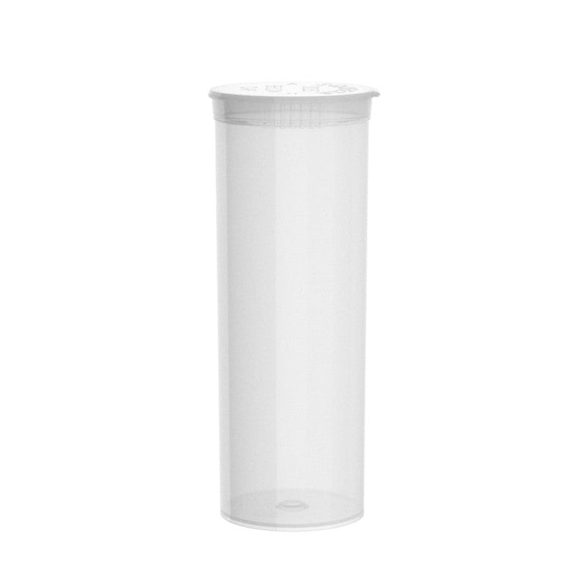 Intertech 60 Dram Pop Top Vial - 1/2 Oz - Clear - (4,608 Count Per Pallet)-Pop Top Vials