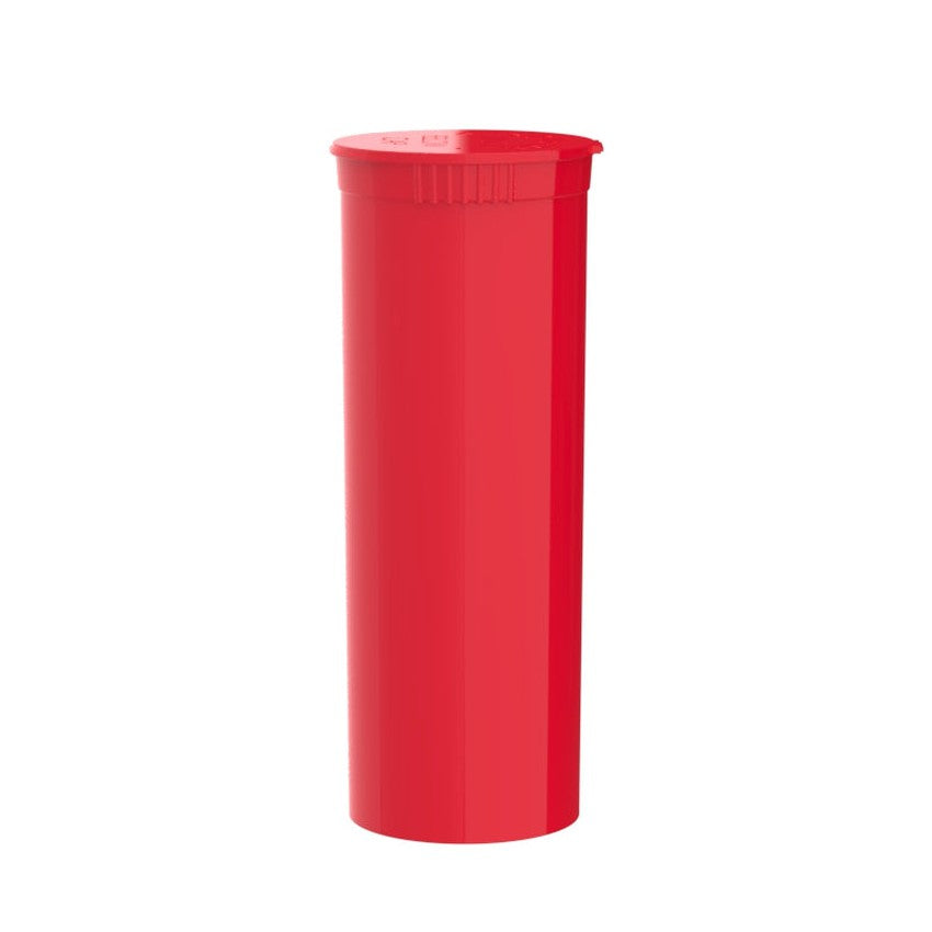 Intertech 60 Dram Pop Top Vial - 1/2 Oz - Red - (4,608 Count Per Pallet)-Pop Top Vials