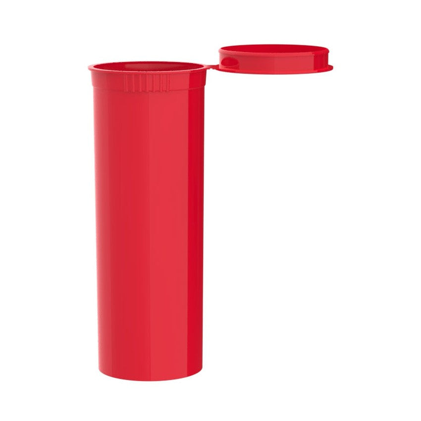 Intertech 60 Dram Pop Top Vial - 1/2 Oz - Red - (4,608 Count Per Pallet)-Pop Top Vials