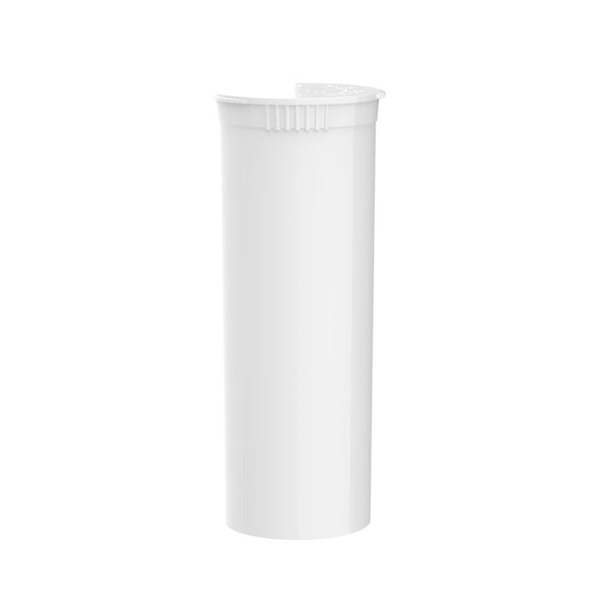 Intertech 60 Dram Pop Top Vial - 1/2 Oz - White - (4,608 Count Per Pallet)-Pop Top Vials