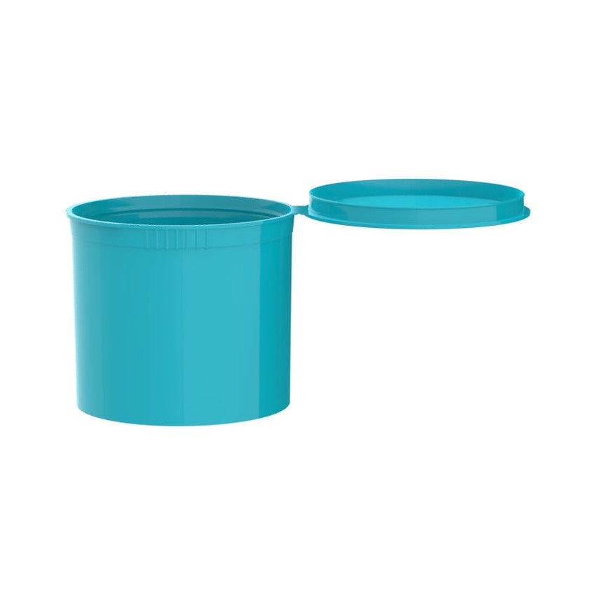 Intertech 90 Dram Pop Top Vial - Aqua Blue - (2,700 Per Pallet)-Pop Top Vials
