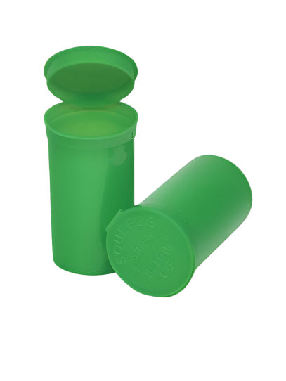 MJ Pop Top Lime Green Bundle (13 Dram, 19 Dram, 30 Dram, 60 Dram & 116mm Joint Tubes)-