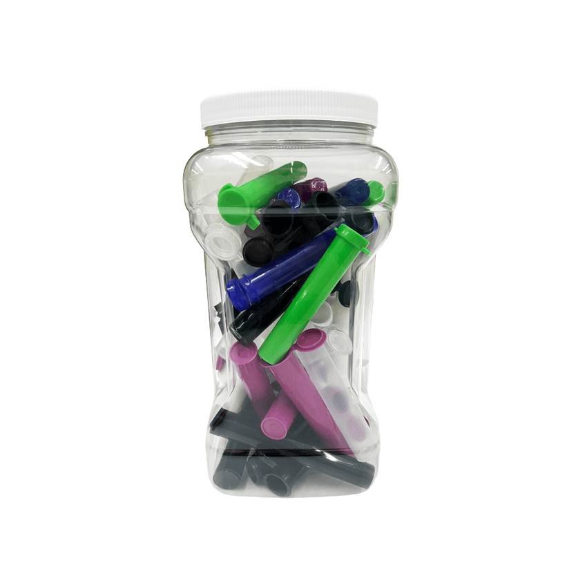 Pop Top Joint Tubes Display - Various Styles - (40 Count Per Box)-Joint Tubes & Blunt Tubes
