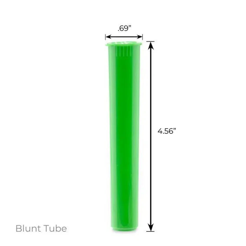 116mm Blunt Tubes - Green - (1000 Per Box)-Joint Tubes & Blunt Tubes