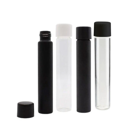 116mm Glass Tube, Printed Sticker, and Application of Sticker On Glass Blunt Tubes-Custom Print Stickers