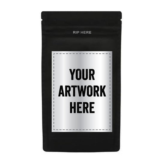 1/4 Oz Grip N Pull Child Resistant Mylar Bag With Labels & Application-Mylar Smell Proof Bags