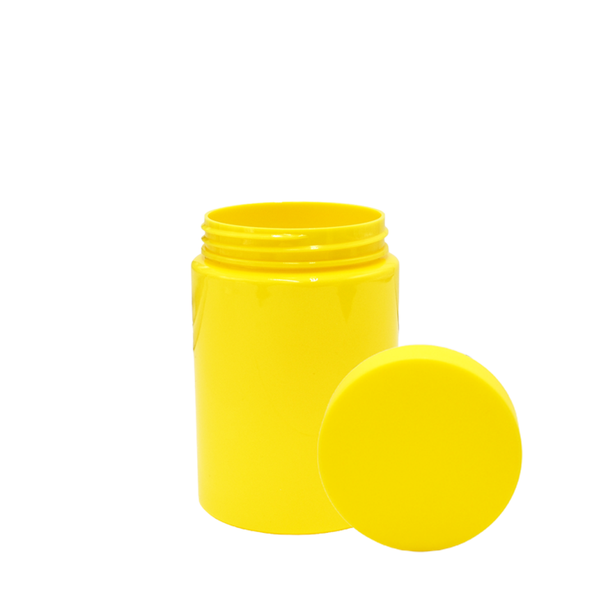 28 Pack PR Preroll Container CR Lid 98mm Capacity- Yellow - (150 Per Box)-Joint Tubes & Blunt Tubes