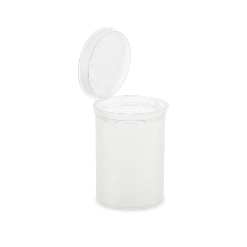 30 Dram Pop Top Vial - 1/4 Oz - Clear - (160 Count)-Pop Top Vials