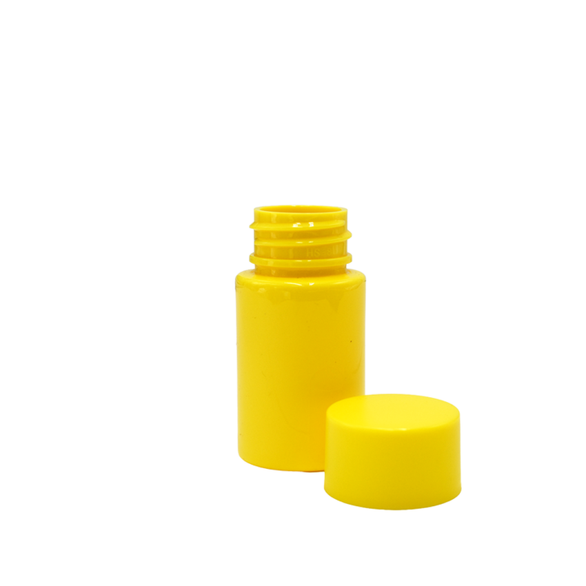 5 Pack PR Preroll Container CR Lid 70mm Cone Capacity - Yellow - (200 Per Box)-Joint Tubes & Blunt Tubes