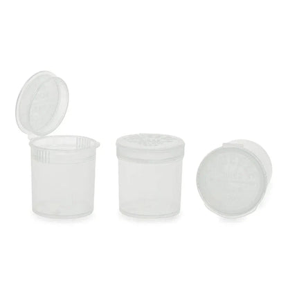 6 Dram Pop Top Vial - Clear - (600 Count)-Pop Top Vials