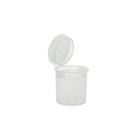6 Dram Pop Top Vial - Clear - (600 Count)-Pop Top Vials