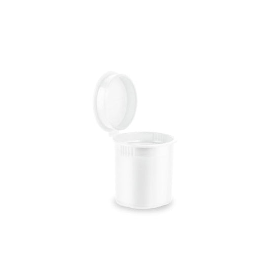 6 Dram Pop Top Vial - White - (600 Count)-Pop Top Vials
