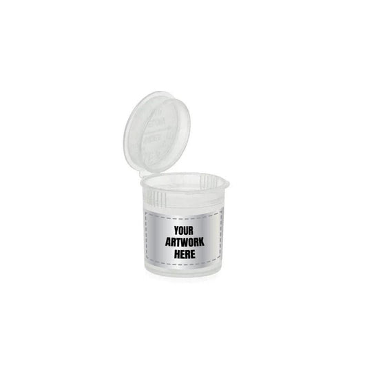 6 Dram Pop Top Vial With Labels & Application-Pop Top Vials