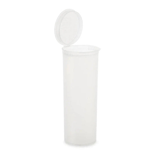 60 Dram Pop Top Vial - 1/2 Oz - Clear - (75 Count)-Pop Top Vials