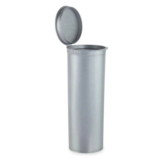 60 Dram Pop Top Vial - 1/2 Oz - Silver - (75 Count)-Pop Top Vials