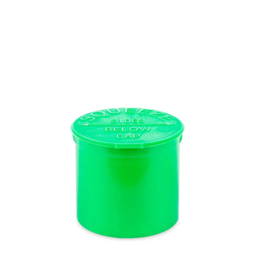 90 Dram Pop Top Vial - Opaque Green - (45 Count Per Box)-Pop Top Vials