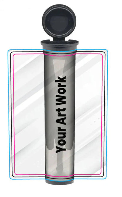 90mm Joint Tube, with Printed Sticker and Application of sticker!