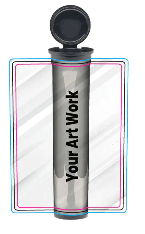 90mm Joint Tube, with Printed Sticker and Application of sticker!