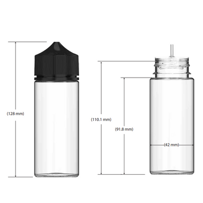 Chubby Gorilla 120ML V3 Unicorn Plastic Squeeze Bottle PET CR With Labels & Application-Dropper Bottles