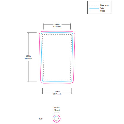 Chubby Gorilla 120mm Aviator CR Plastic Tubes - Various Colors - (Various Counts)-Joint Tubes & Blunt Tubes