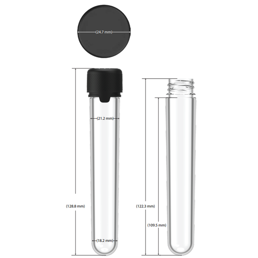 Chubby Gorilla 120mm Aviator CR Plastic Tubes With Labels & Application-Joint Tubes & Blunt Tubes