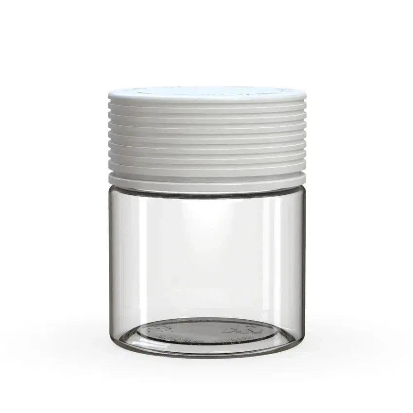Chubby Gorilla 3oz Spiral CR Plastic Jar Containers With Labels & Application-Plastic Jar