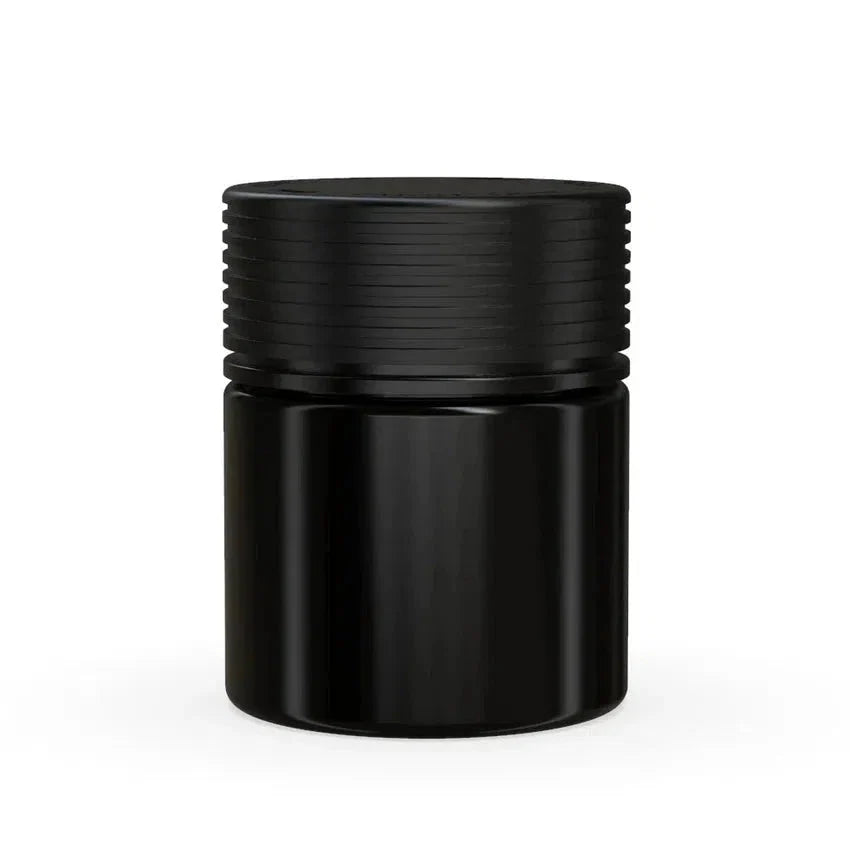 Chubby Gorilla 3oz Spiral CR Plastic Jar Containers With Labels & Application-Plastic Jar